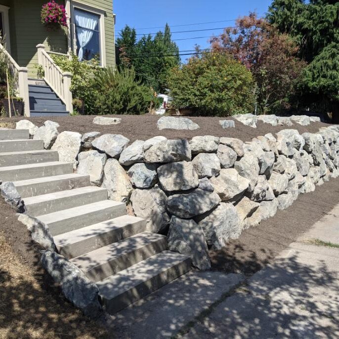 Rockeries + Retaining Walls